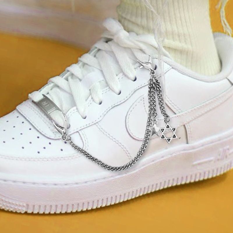 Sneaker Case - 1 adet zincir kanvas spor ayakkabı