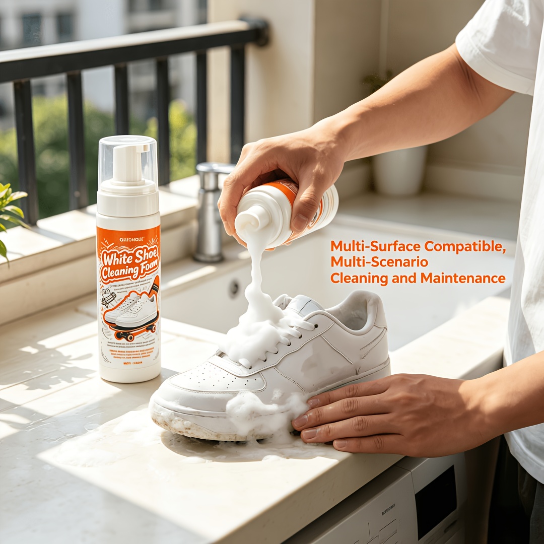 Sneakers Care - Taşınabilir Durulama Gerektirmeyen Beyaz Ayakkabı Temizleyici
