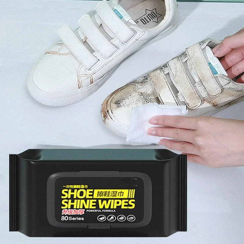 Sneaker Care Wipes - 12-60 Adet Taşınabilir Tek Kullanımlık Ayakkabı