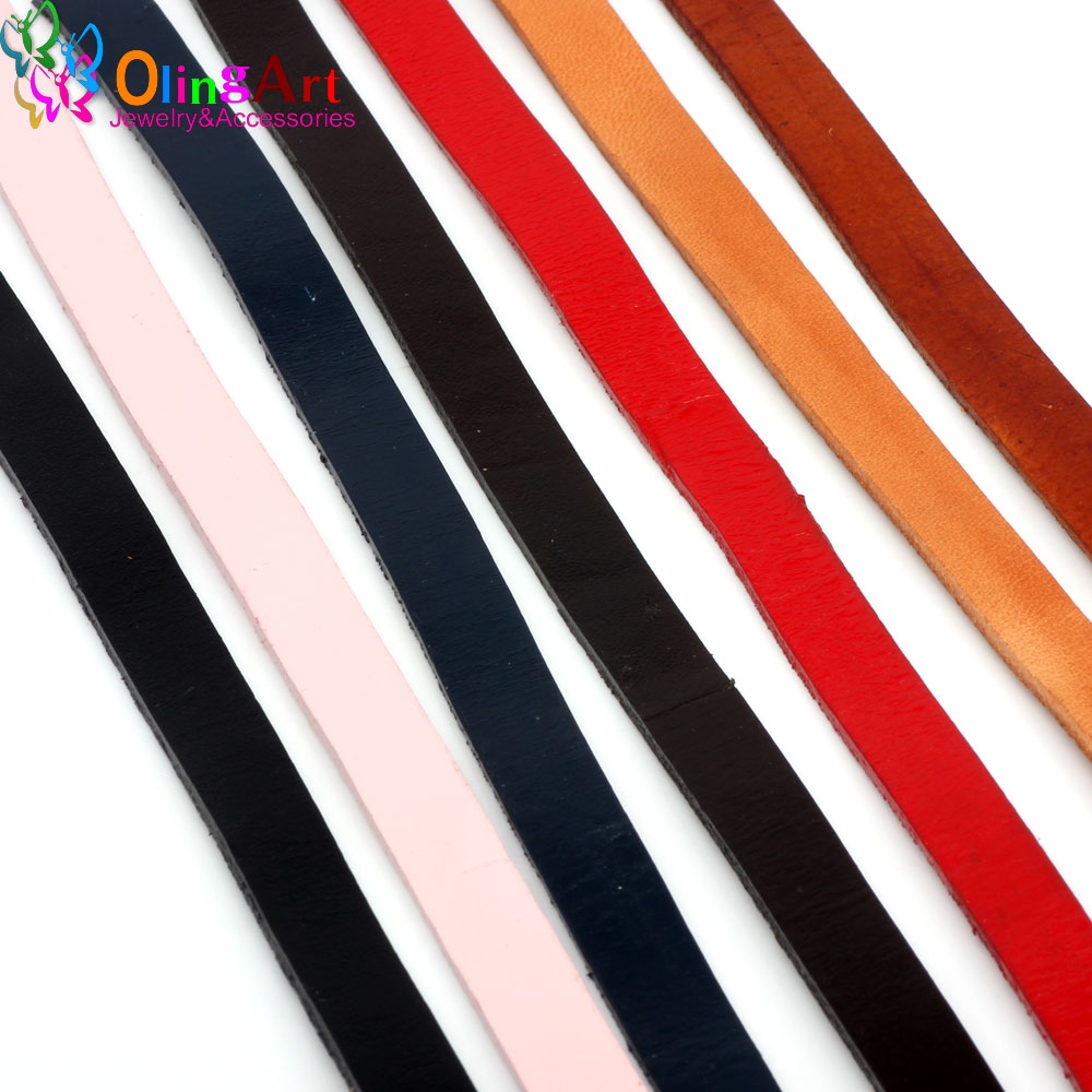 Patent Leather Shine - OlingArt 10*2mm 1 Yard/Lot Çoklu Renk