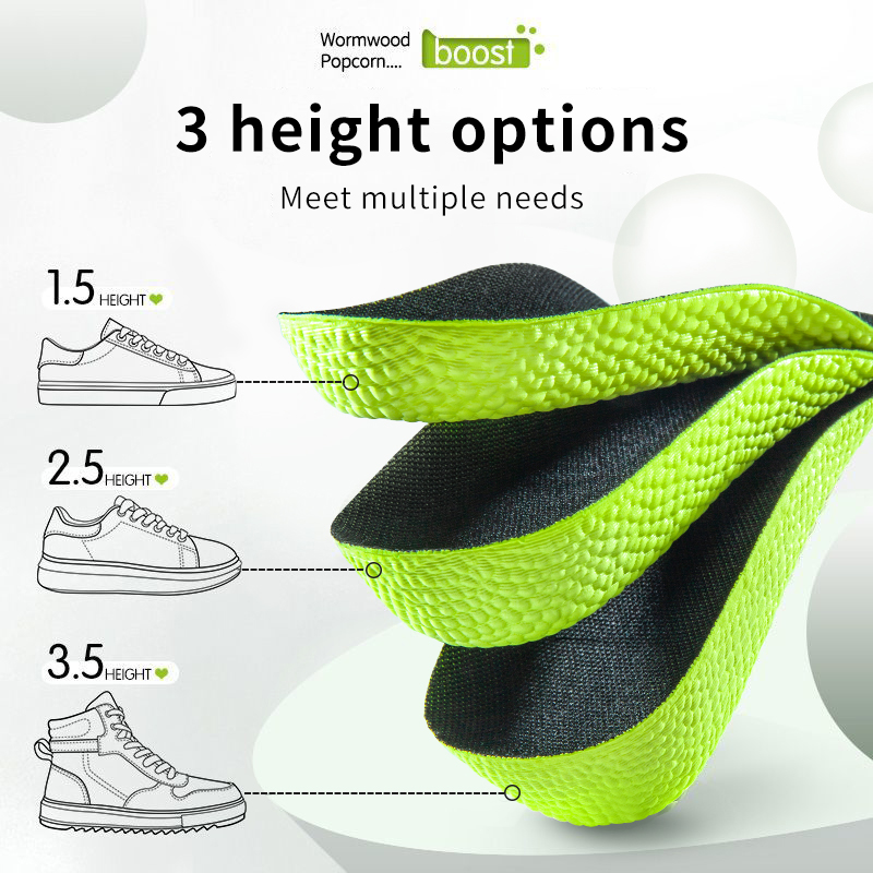 Sneakers Care - Bellek Köpük Yükseklik Artış Tabanlık Erkekler